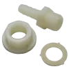 Fawo 10mm Straight Connector - White