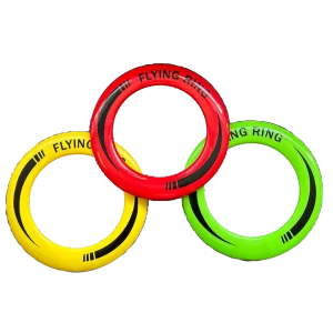 10in Flying Rings - Assorted Colours (Order in multiples of 48)